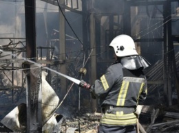 В Одессе ликвидировали пожар после ракетного обстрела