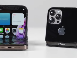 Фанат Apple из Китая собрал первый в мире складной iPhone