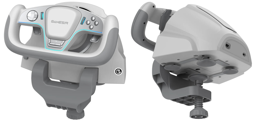 GameSir готовит к CES 2026 геймпад Swift Drive с рулевым колесом вместо стиков