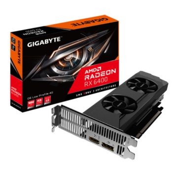 GIGABYTE анонсирует графические платы AMD Radeon RX 6400 серии