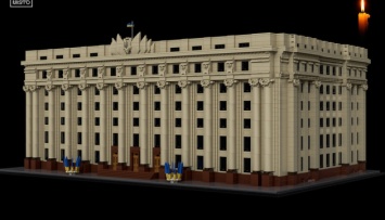 Николаевский дизайнер восстанавливает из LEGO разрушенные войной исторические дома