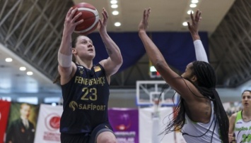 Украинская баскетболистка Алина Ягупова вновь выиграла чемпионат Турции