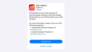 Apple выпустила вторые бета-версии iOS 17, iPadOS 17, macOS 14, tvOS 17 и watchOS 10