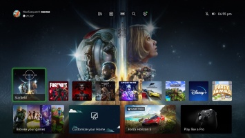 Microsoft обновила домашний экран Xbox