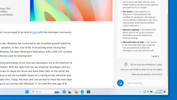 Ассистент Windows Copilot теперь доступен в бета-программе Windows 11