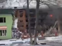 Как выглядит общежитие в Василькове после ракетного удара, видео