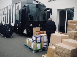 В Украину из Италии прибыла гуманитарная помощь от «Ювентуса»