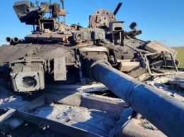 В Запорожской области подбили российский танк путина «владимир»