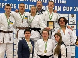 Украинские дзюдоисты завоевали семь наград на кадетском Кубке Европы