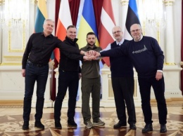 Зеленский встретился с президентами Польши, Литвы, Латвии и Эстонии