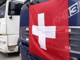 Винница получила 100 тонн продовольственного груза от швейцарской гуманитарной миссии
