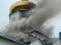 В Гостомеле горела церковь, пожар ликвидировали