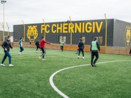 Футбольный клуб «Чернигов» провел тренировку на родном стадионе
