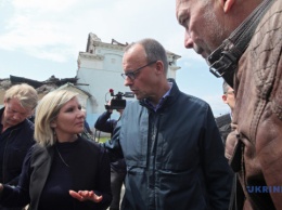 Поможем чем можем: лидер немецкой оппозиции посетил Ирпень