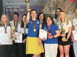 Женская сборная Украины по шашкам выиграла командный чемпионат мира