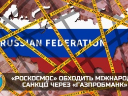 Роскосмос" пытается обойти международные санкции через "Газпробманк"