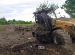 На Киевщине трактор подорвался на установленной россиянами мине