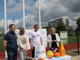 В Житомире презентовали спортивный проект для детей и молодежи «Поруч»