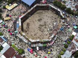 В Колумбии во время корриды обрушился стадион, есть погибшие, десятки раненых