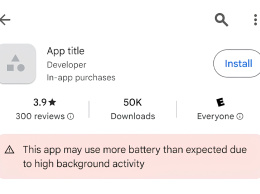 В Google Play появятся предупреждения о «прожорливых» приложениях