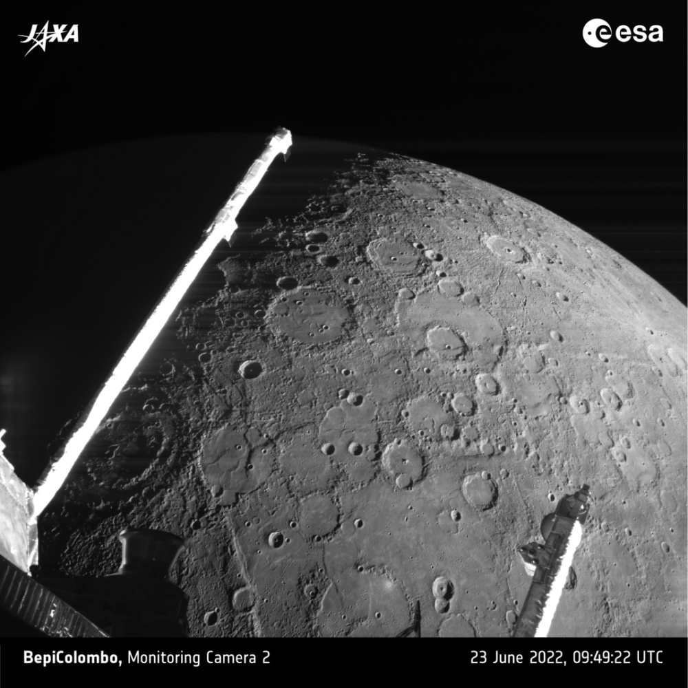 Зонд BepiColombo сделал новую фотографию Меркурия