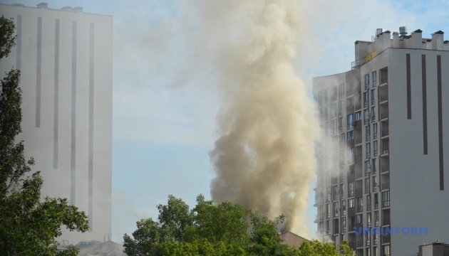 Из-за ракетных обстрелов Шевченковского района Киева ранены пять человек
