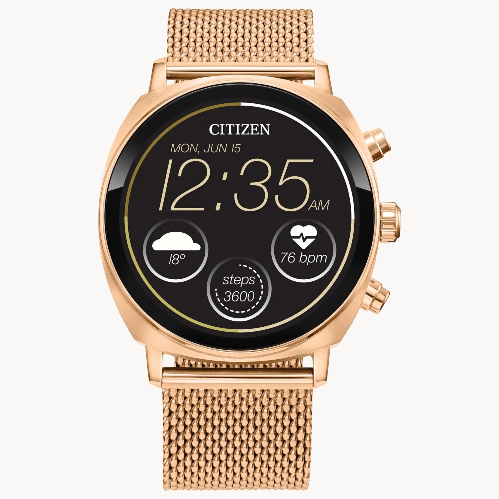 Citizen представила часы на Wear OS 3 с технологией для борьбы с усталостью