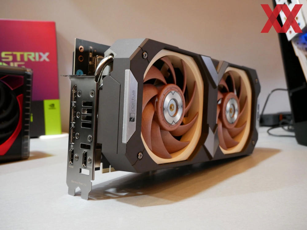 На выставке CES 2023 показали Asus GeForce RTX 4080 Noctua OC Edition