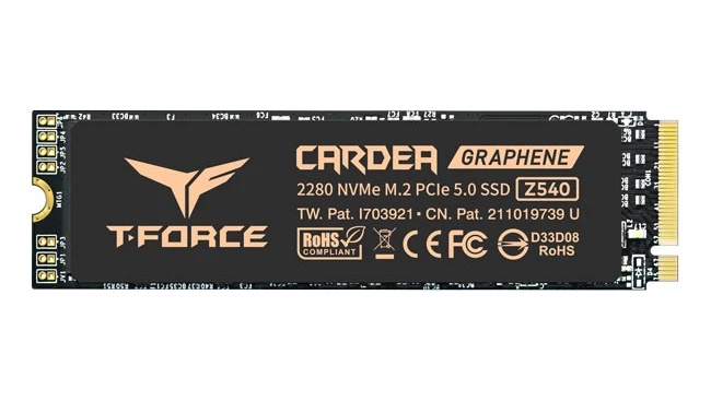Teamgroup представила SSD T-Force Cardea Z540 со скоростью чтения до 12 ГБ/с