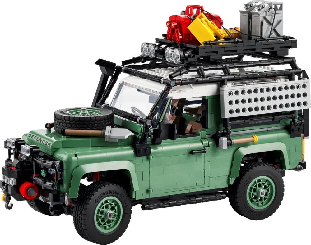 LEGO анонсировала набор, из которого можно собрать джип Land Rover Defender 90