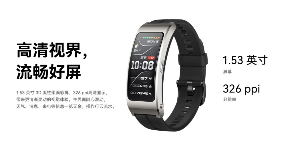 Huawei Talking Bracelet B7: фитнес-браслет и Bluetooth-гарнитура в одном устройстве