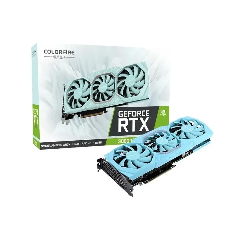 Colorful выпустила голубую RTX 3060 Ti с памятью GDDR6X