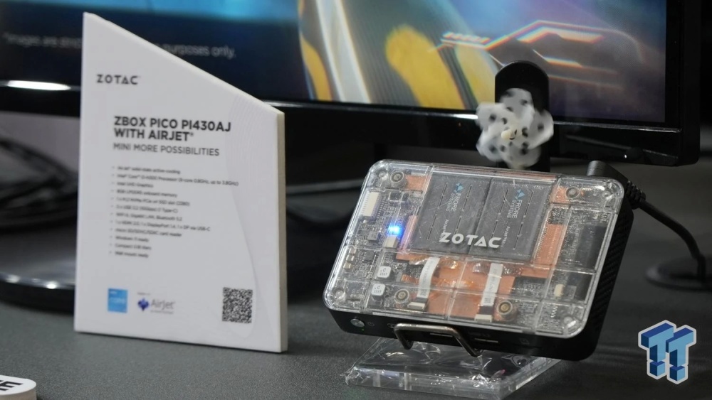 Zotac привезла на Computex 2023 мини-ПК Zbox Pico с новой системой охлаждения AirJet