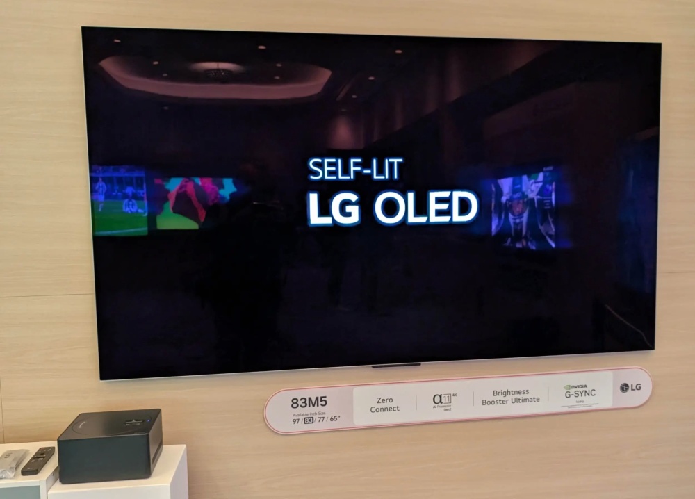 Новые OLED-телевизоры LG M5 и G5 на CES 2025