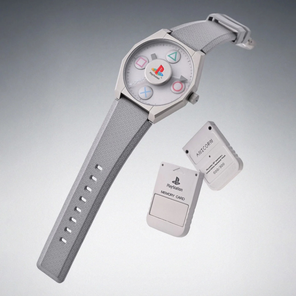 Anicorn и Sony выпустили коллекционные часы в стиле первой PlayStation к 30-летию культовой консоли