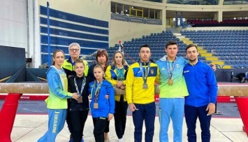 Украинские гимнасты завоевали четыре медали на этапе Кубка мира в Египте