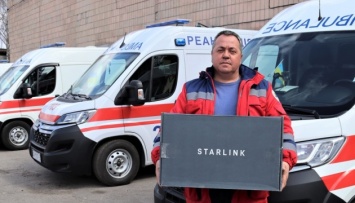 Черкасская скорая помощь получила станцию Starlink
