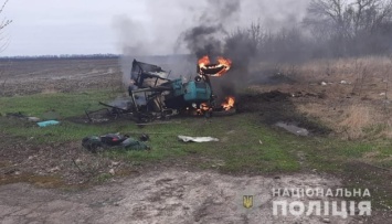 На Черниговщине тракторист взорвался на мине