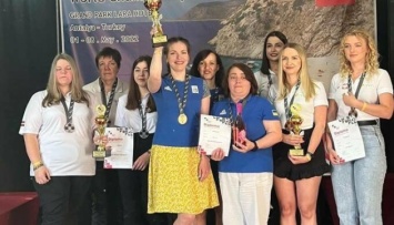 Женская сборная Украины по шашкам выиграла командный чемпионат мира