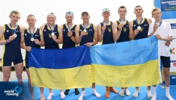 Украинские юниоры выиграли три медали на Евро по академической гребле