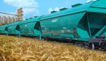 Россияне поездами вывозят зерно из Запорожской области