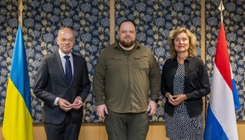 Стефанчук встретился со спикерами обеих палат парламента Нидерландов