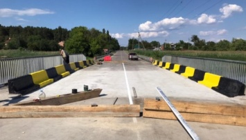 В селе Глебовка на Киевщине возобновили движение через мост