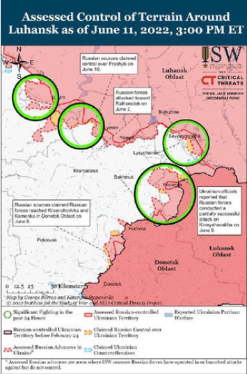 Россия усилит наступления на Славянск и Северск - ISW