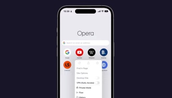 В Opera для iOS появился бесплатный VPN