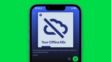 Spotify тестирует офлайн-плейлист с недавно прослушанными треками