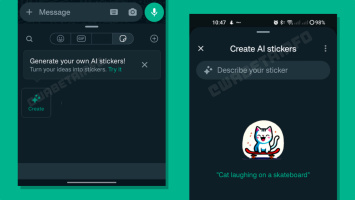 WhatsApp тестирует встроенный генератор стикеров при помощи ИИ