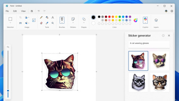 Microsoft добавляет ИИ-функции в Paint, Snipping Tool и Notepad
