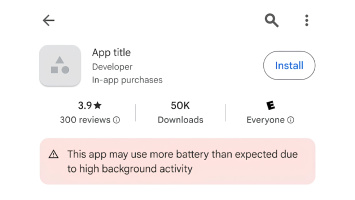 В Google Play появятся предупреждения о «прожорливых» приложениях